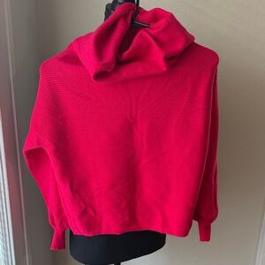 Zara ribbed reddish pink Sweater